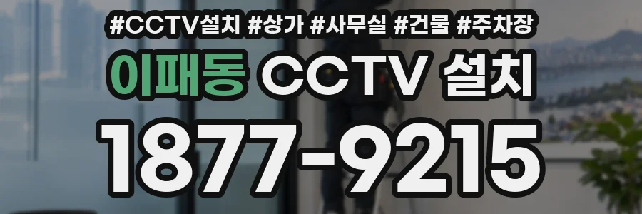 이패동 CCTV 설치
