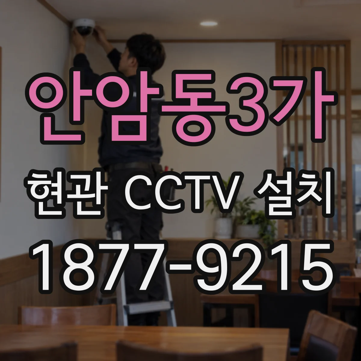 안암동3가 현관 CCTV 설치