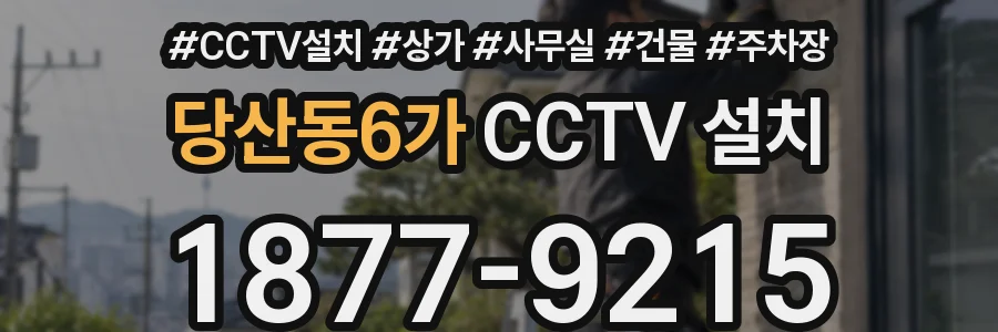 당산동6가 CCTV 설치