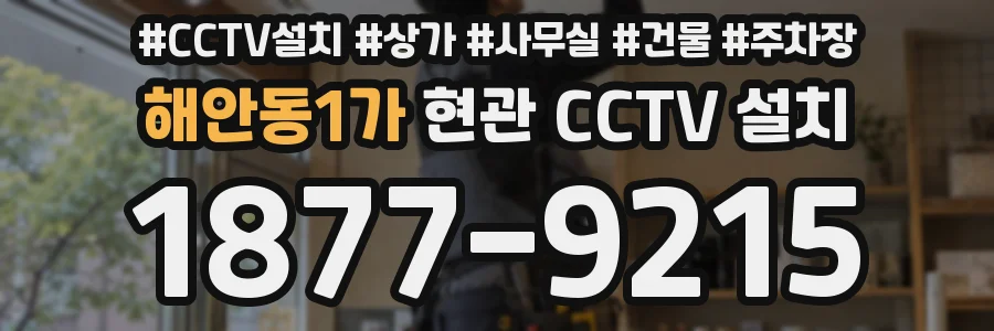 해안동1가 현관 CCTV 설치