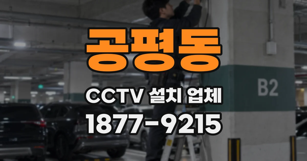 공평동 CCTV 설치 업체