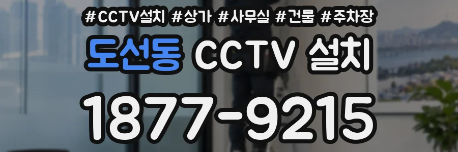 도선동 CCTV 설치