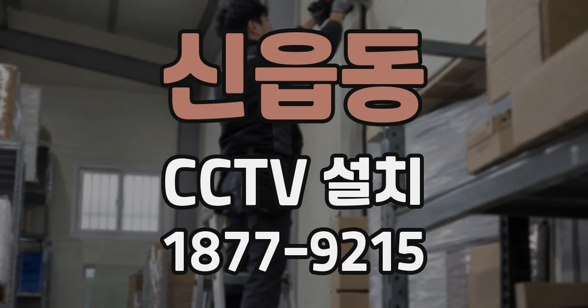 신읍동 CCTV 설치