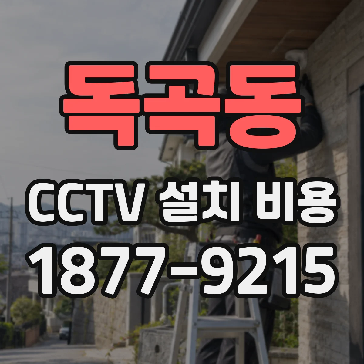 독곡동 CCTV 설치 비용