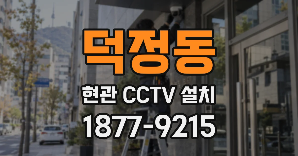 덕정동 현관 CCTV 설치