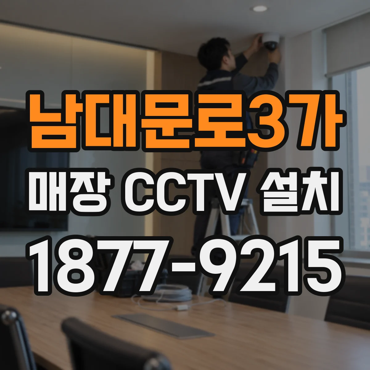 남대문로3가 매장 CCTV 설치