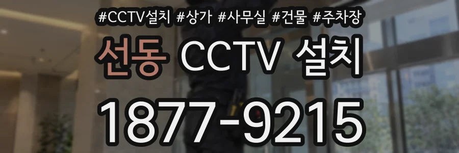 선동 CCTV 설치