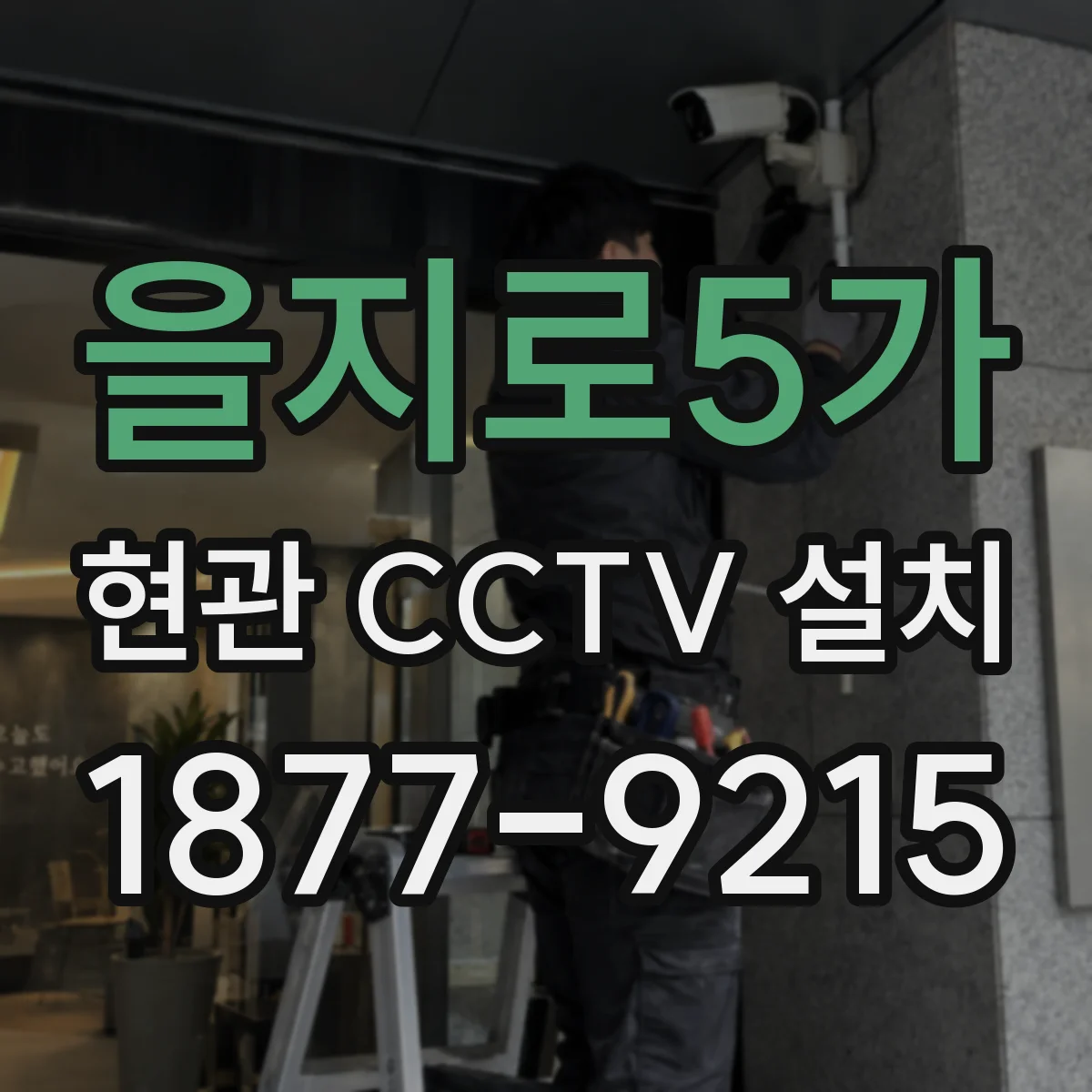 을지로5가 현관 CCTV 설치