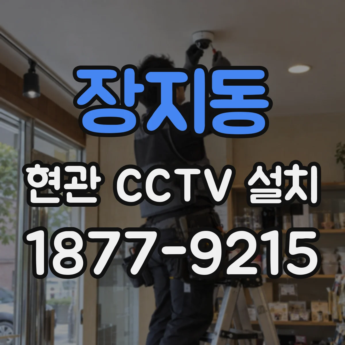 장지동 현관 CCTV 설치
