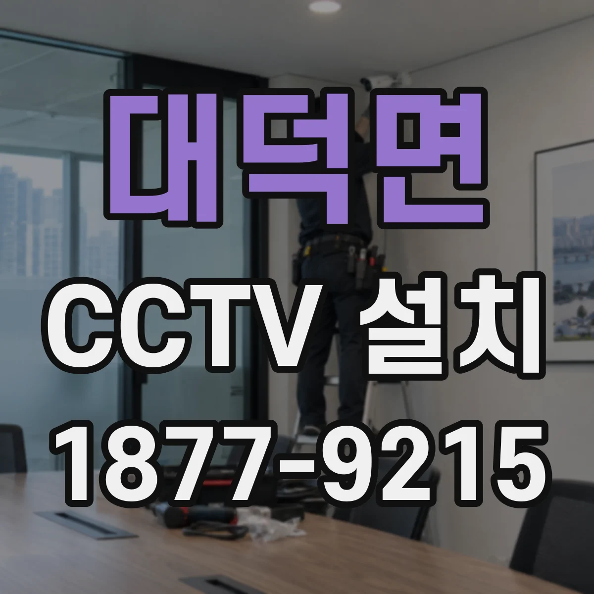 대덕면 CCTV 설치