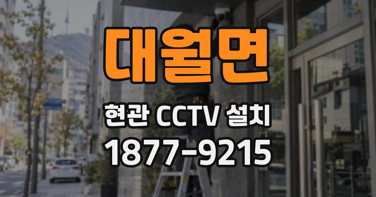 대월면 현관 CCTV 설치