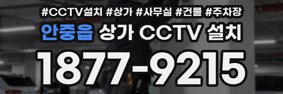 안중읍 상가 CCTV 설치
