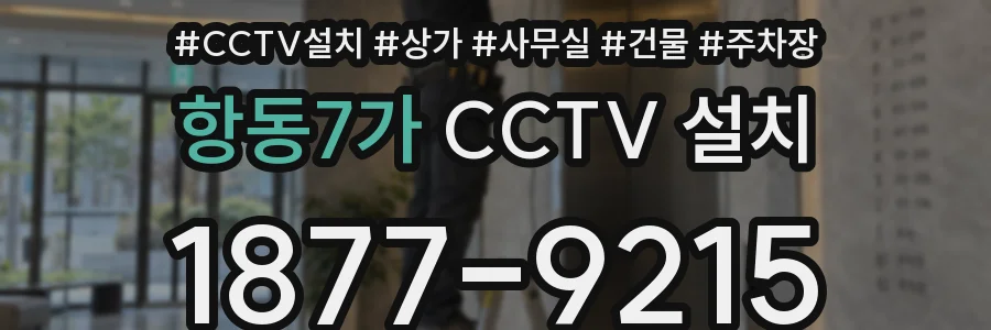 항동7가 CCTV 설치