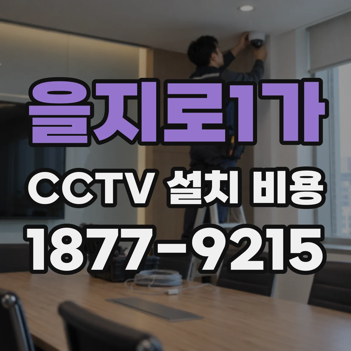을지로1가 CCTV 설치 비용