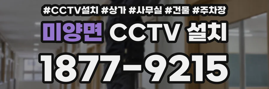 미양면 CCTV 설치