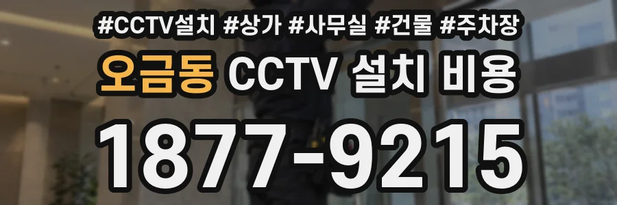 오금동 CCTV 설치 비용