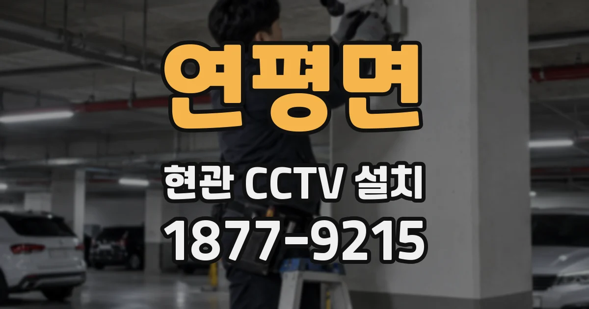 연평면 현관 CCTV 설치