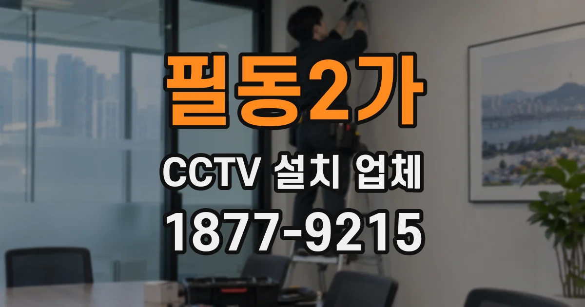 필동2가 CCTV 설치 업체