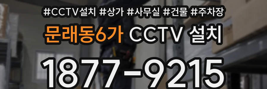 문래동6가 CCTV 설치