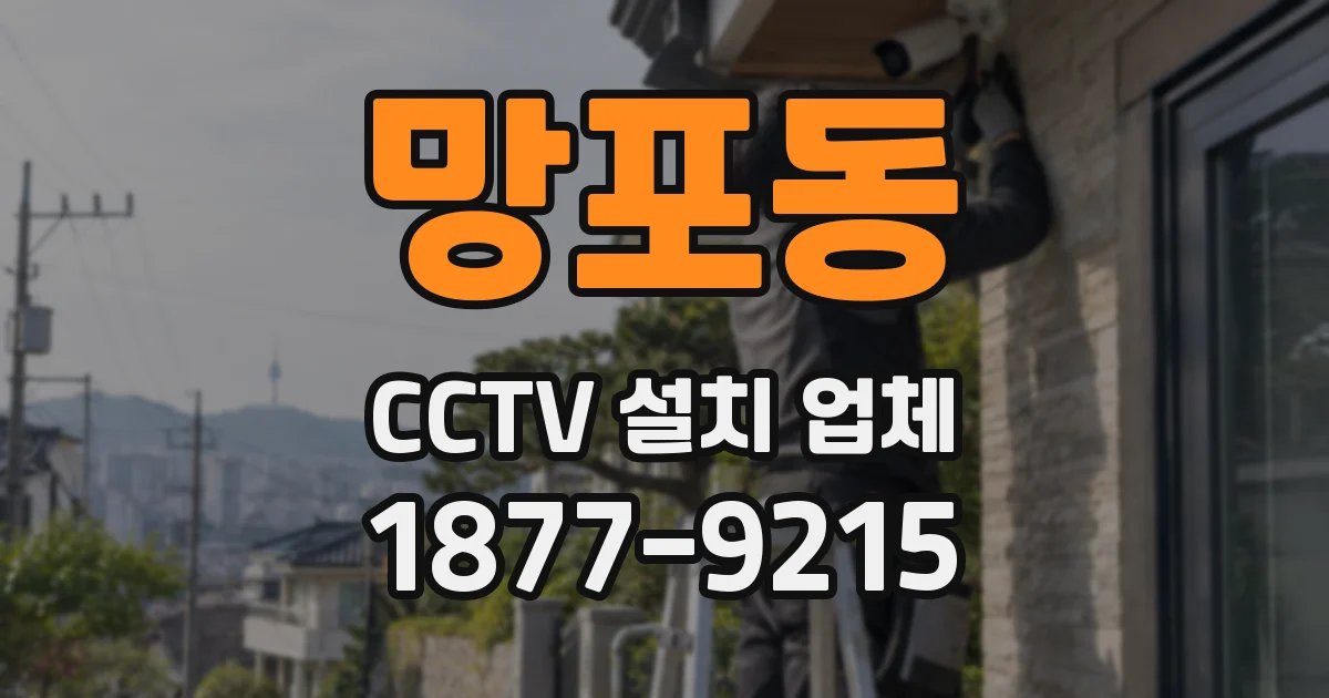 망포동 CCTV 설치 업체