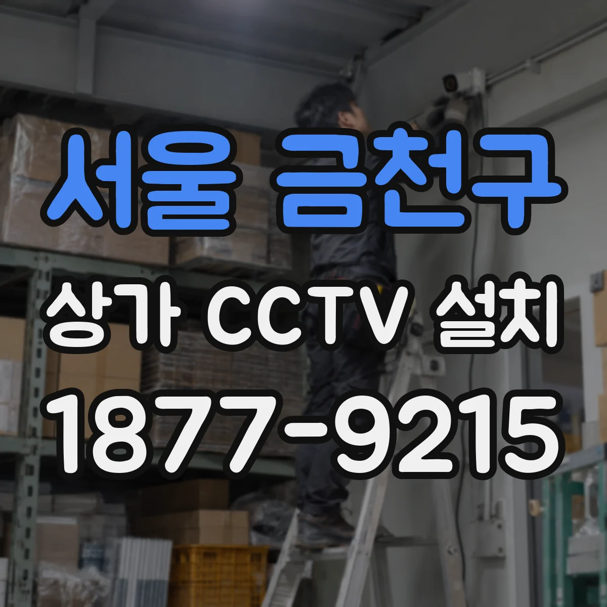 서울 금천구 상가 CCTV 설치