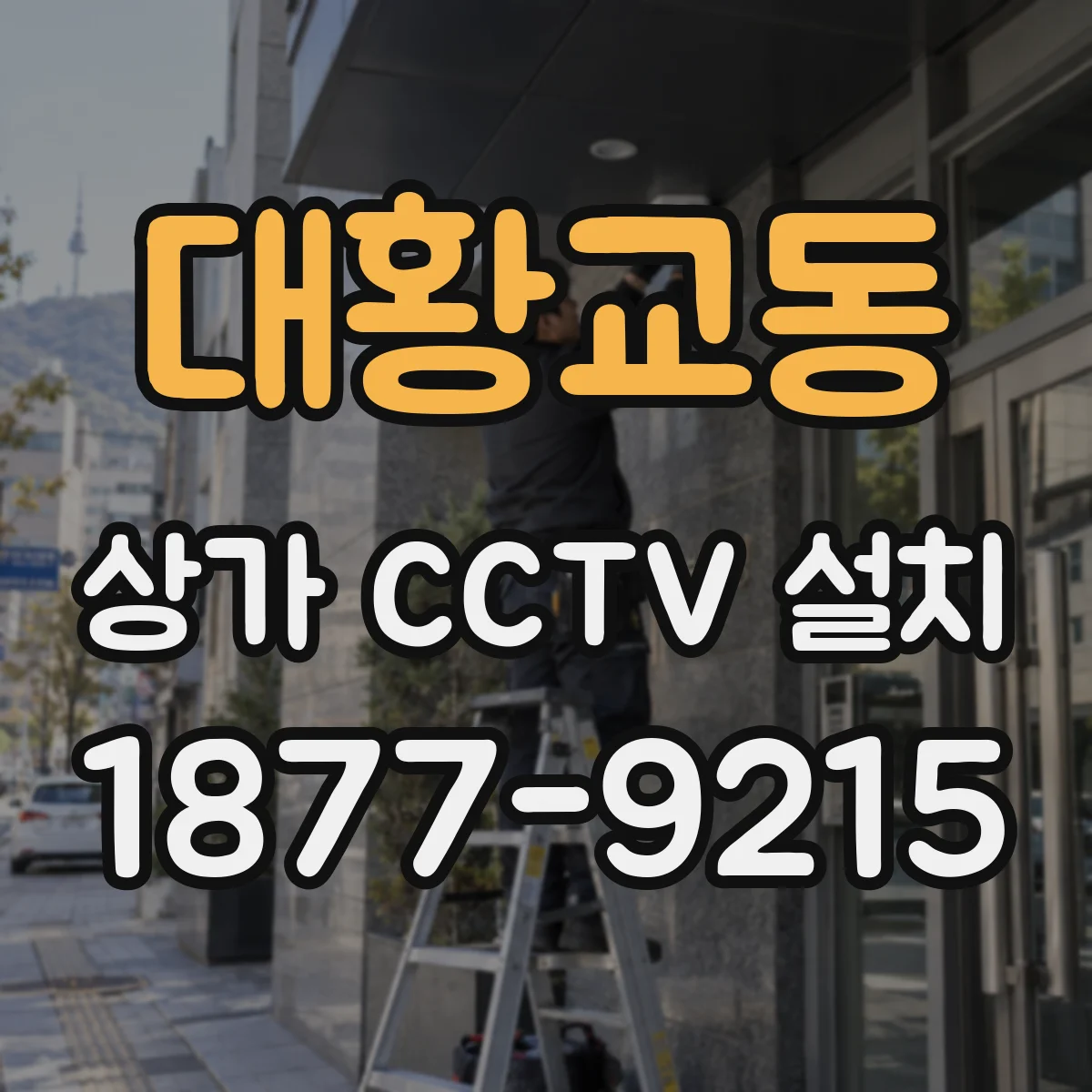 대황교동 상가 CCTV 설치