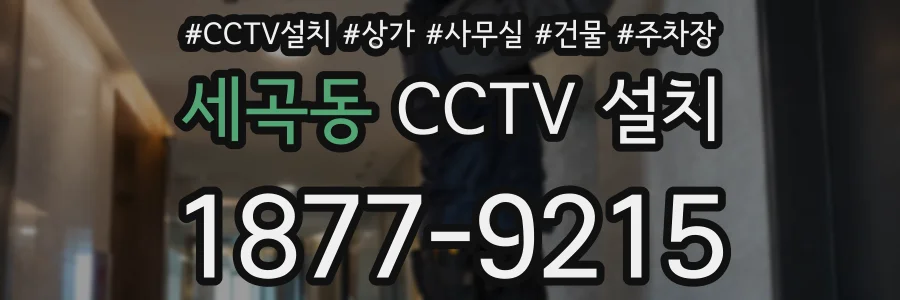 세곡동 CCTV 설치