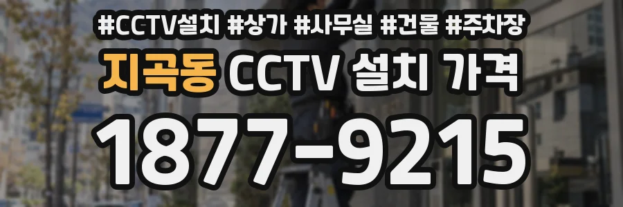 지곡동 CCTV 설치 가격