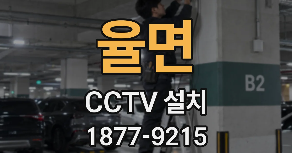 율면 CCTV 설치