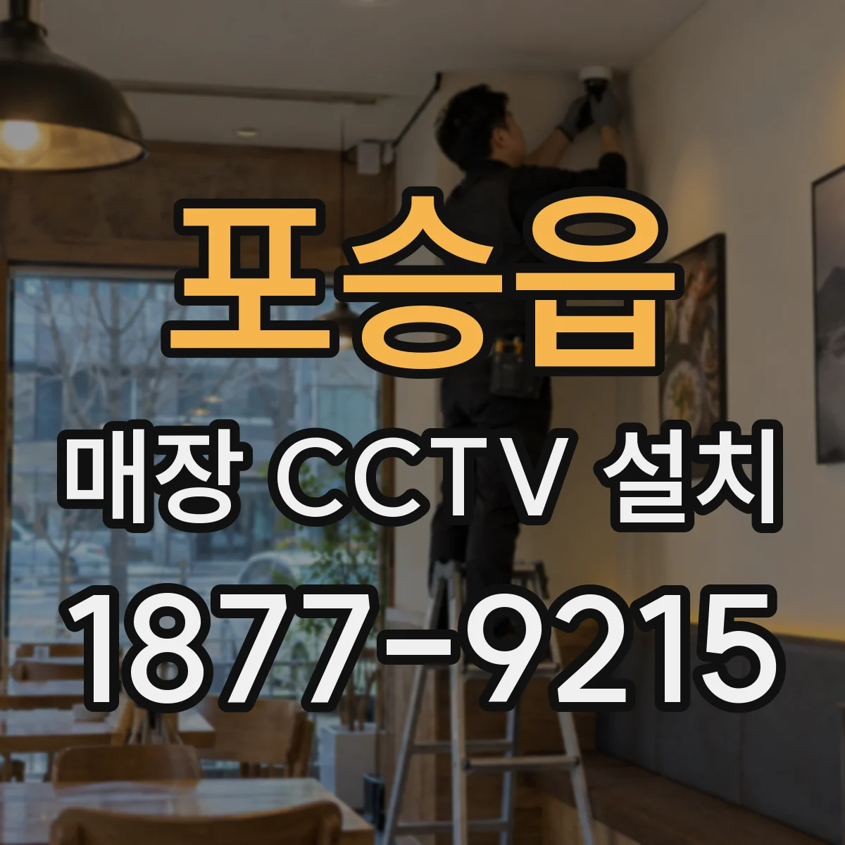 포승읍 매장 CCTV 설치