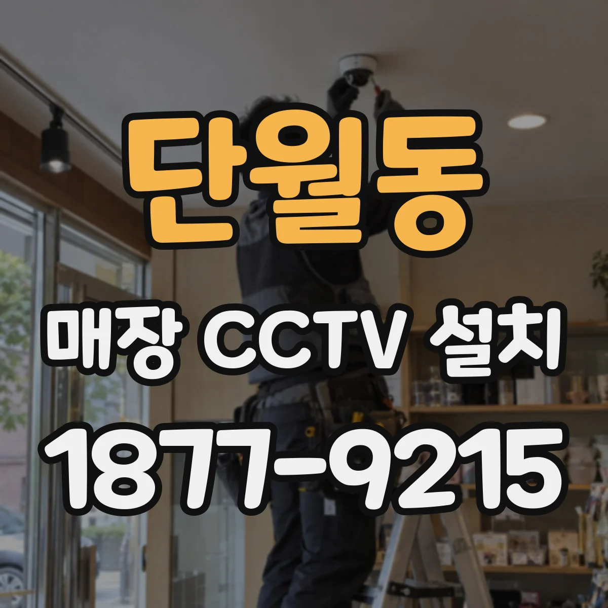 단월동 매장 CCTV 설치