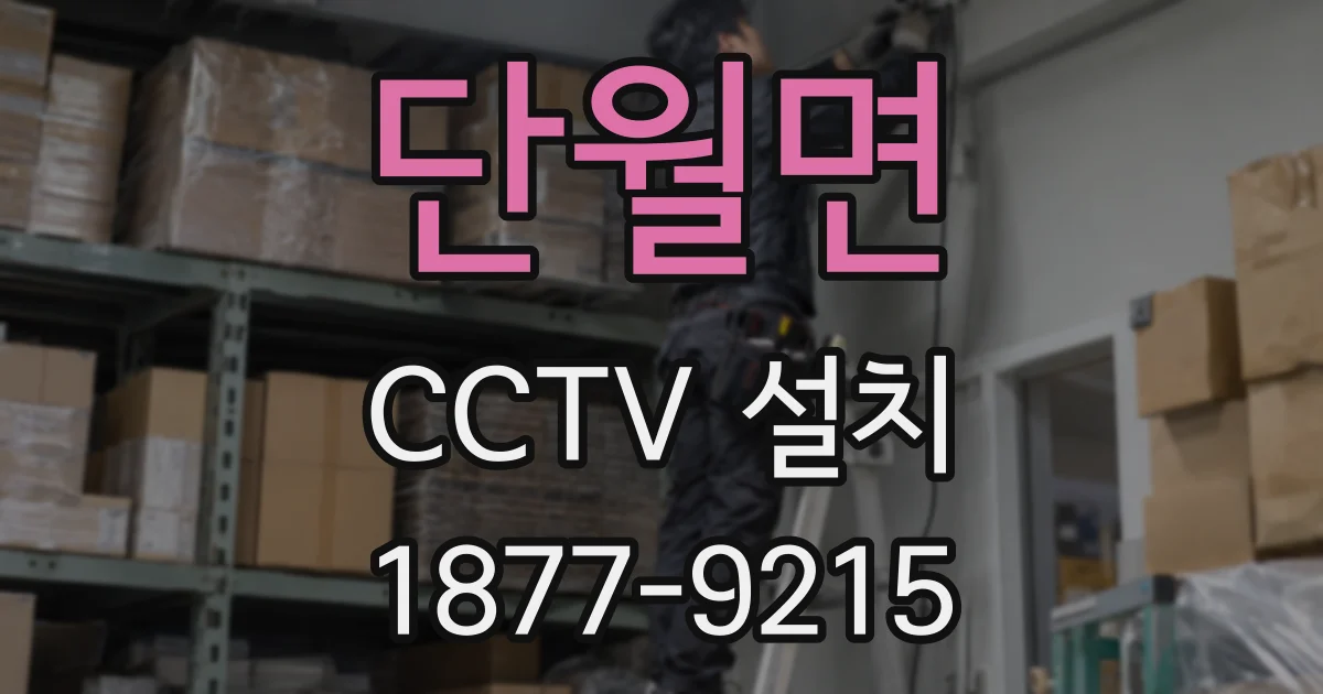 단월면 CCTV 설치