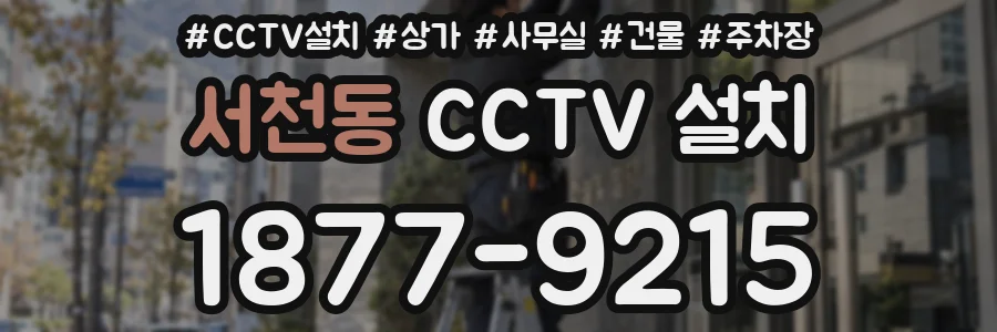 서천동 CCTV 설치