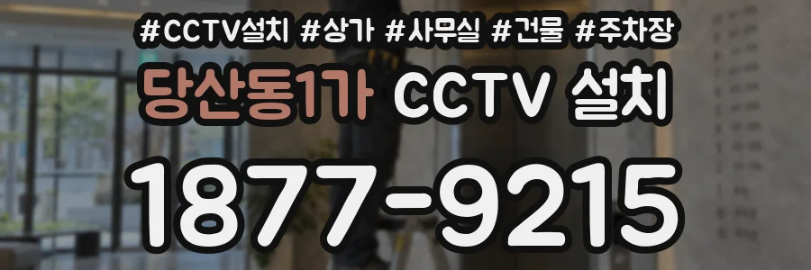 당산동1가 CCTV 설치
