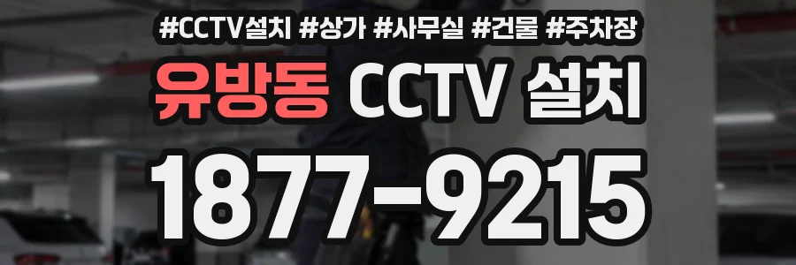 유방동 CCTV 설치