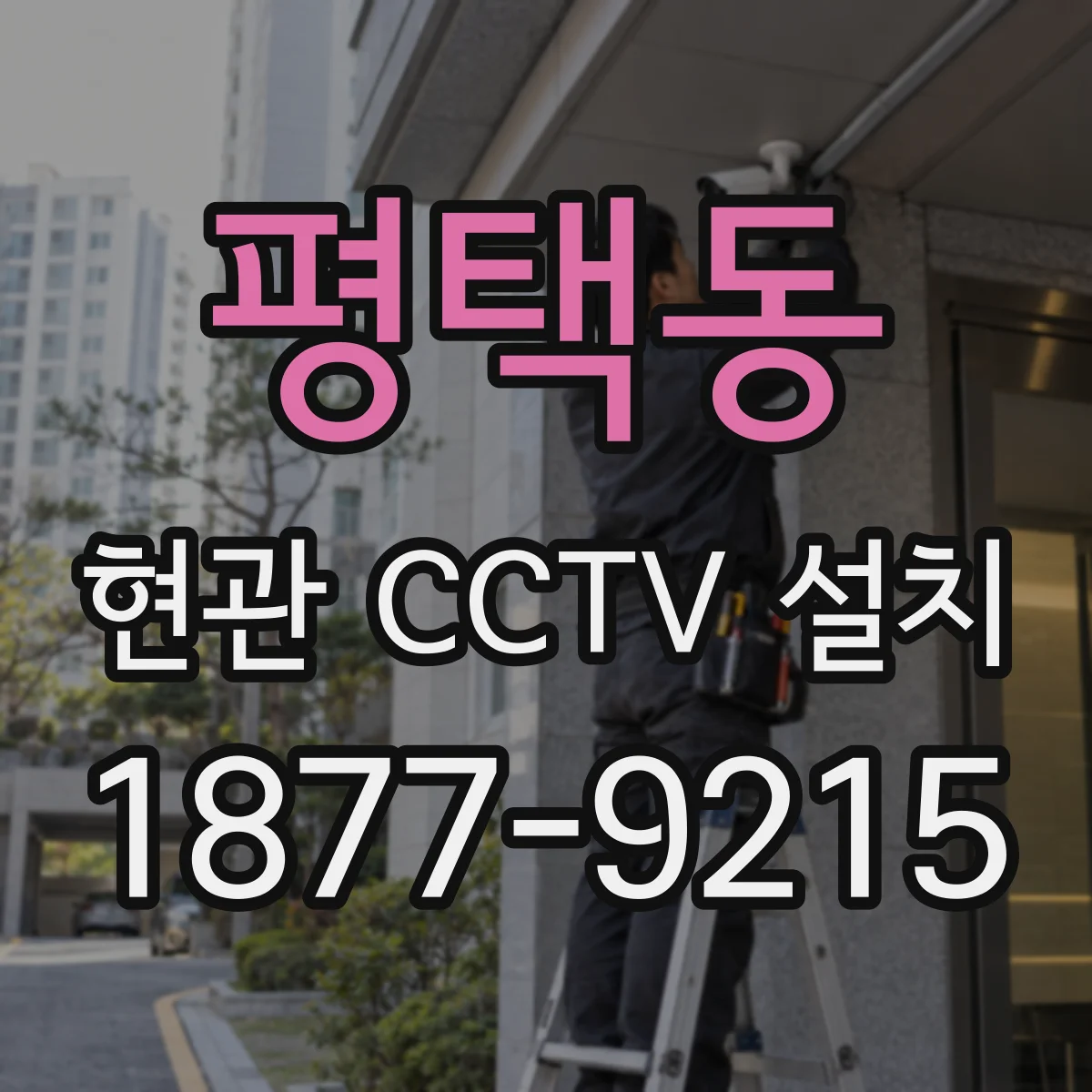 평택동 현관 CCTV 설치