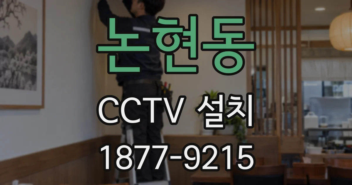 논현동 CCTV 설치