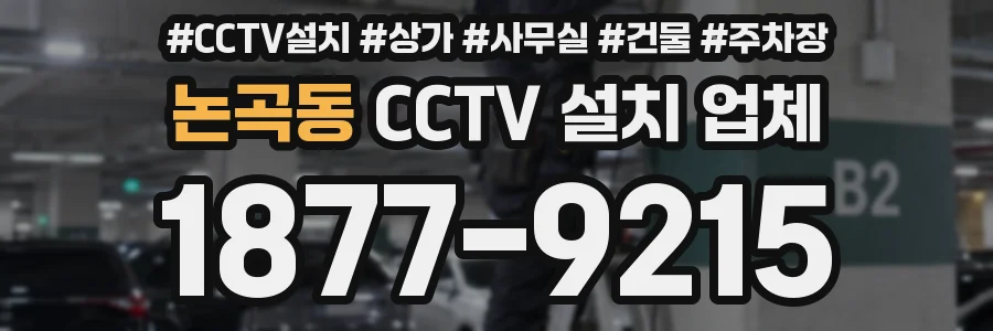 논곡동 CCTV 설치 업체