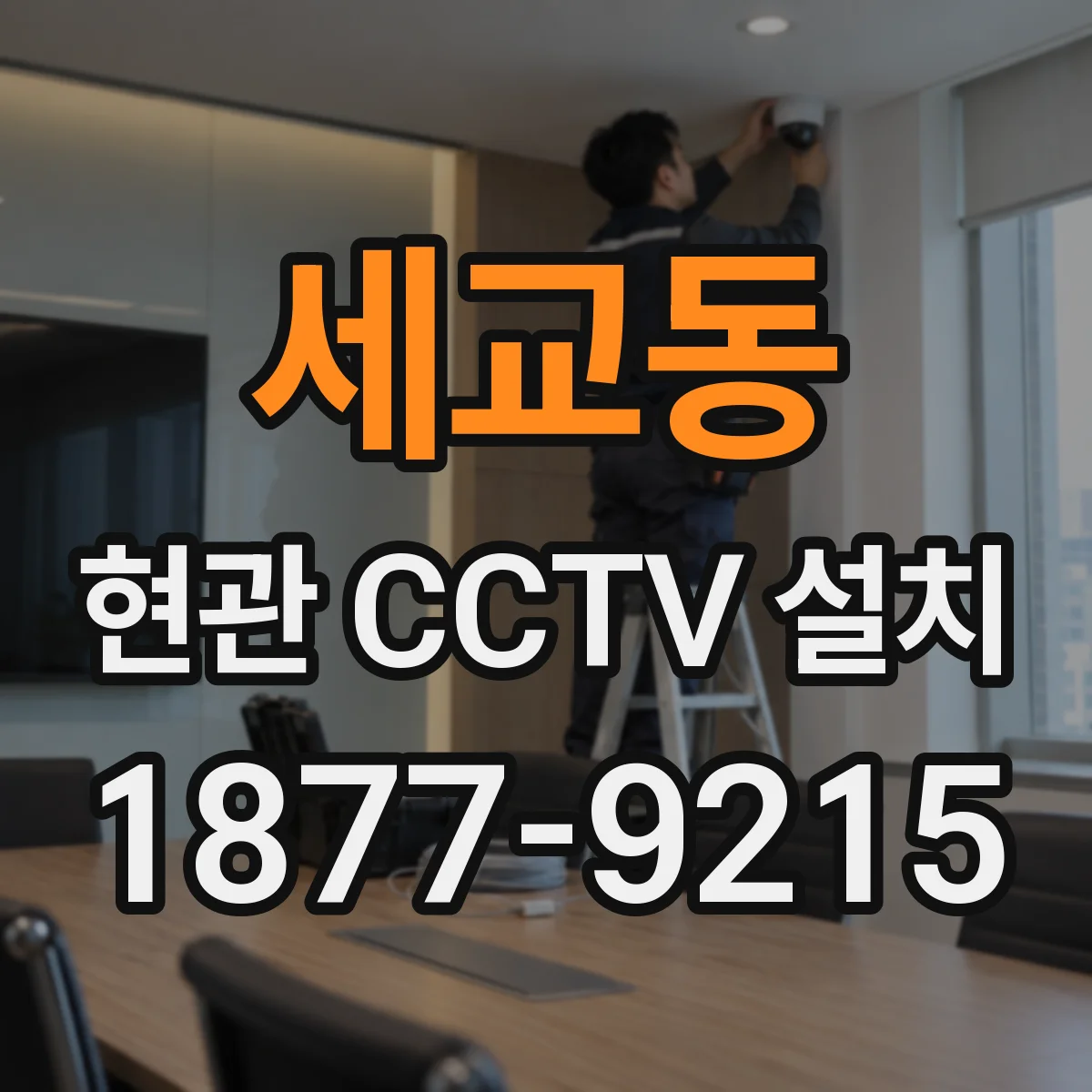 세교동 현관 CCTV 설치