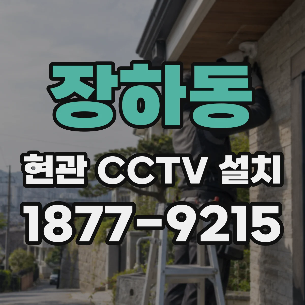 장하동 현관 CCTV 설치
