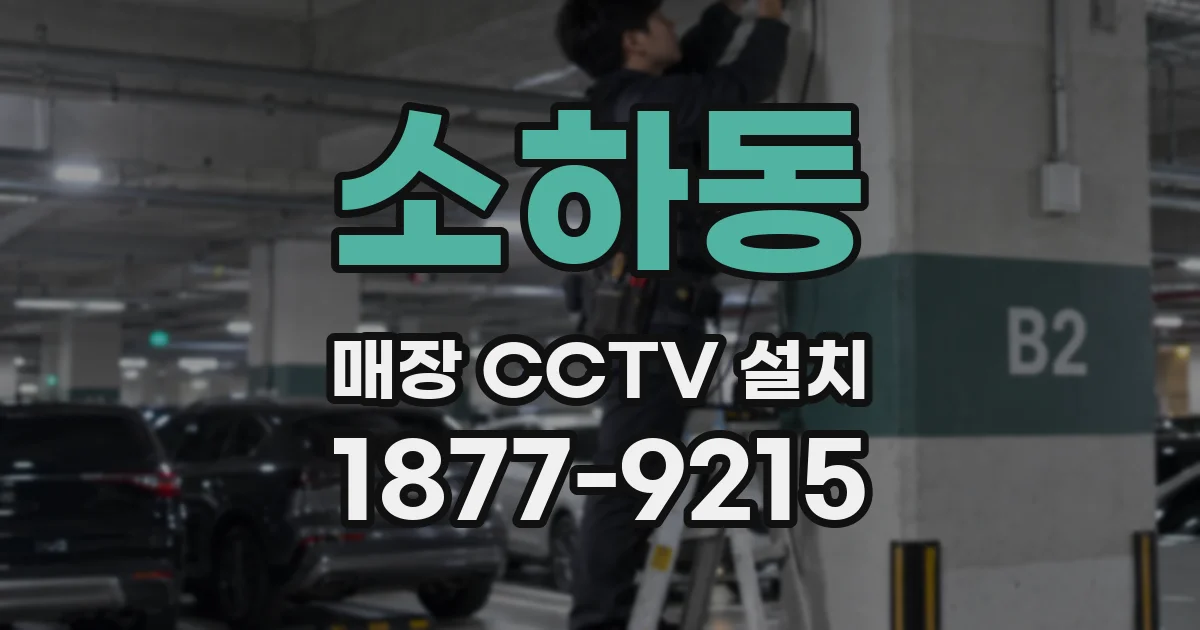 소하동 매장 CCTV 설치