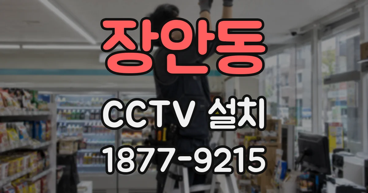 장안동 CCTV 설치