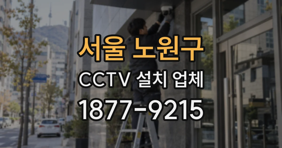 서울 노원구 CCTV 설치 업체
