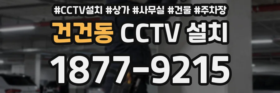 건건동 CCTV 설치