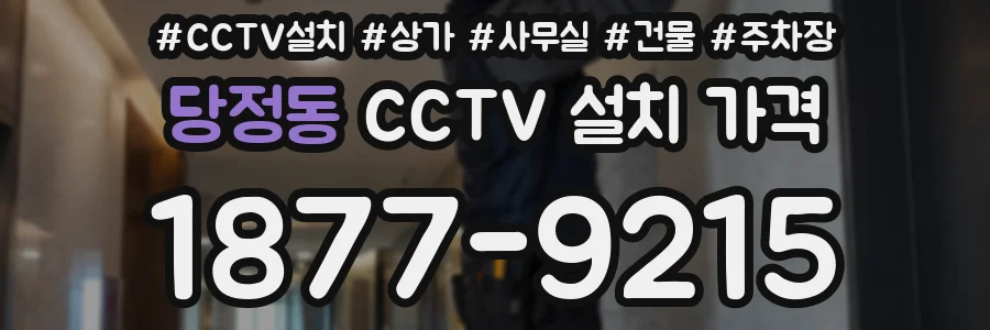 당정동 CCTV 설치 가격