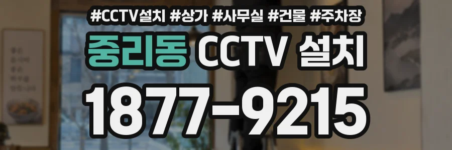 중리동 CCTV 설치