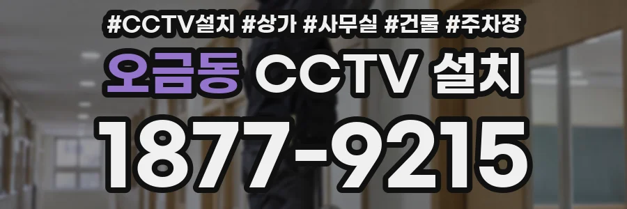 오금동 CCTV 설치