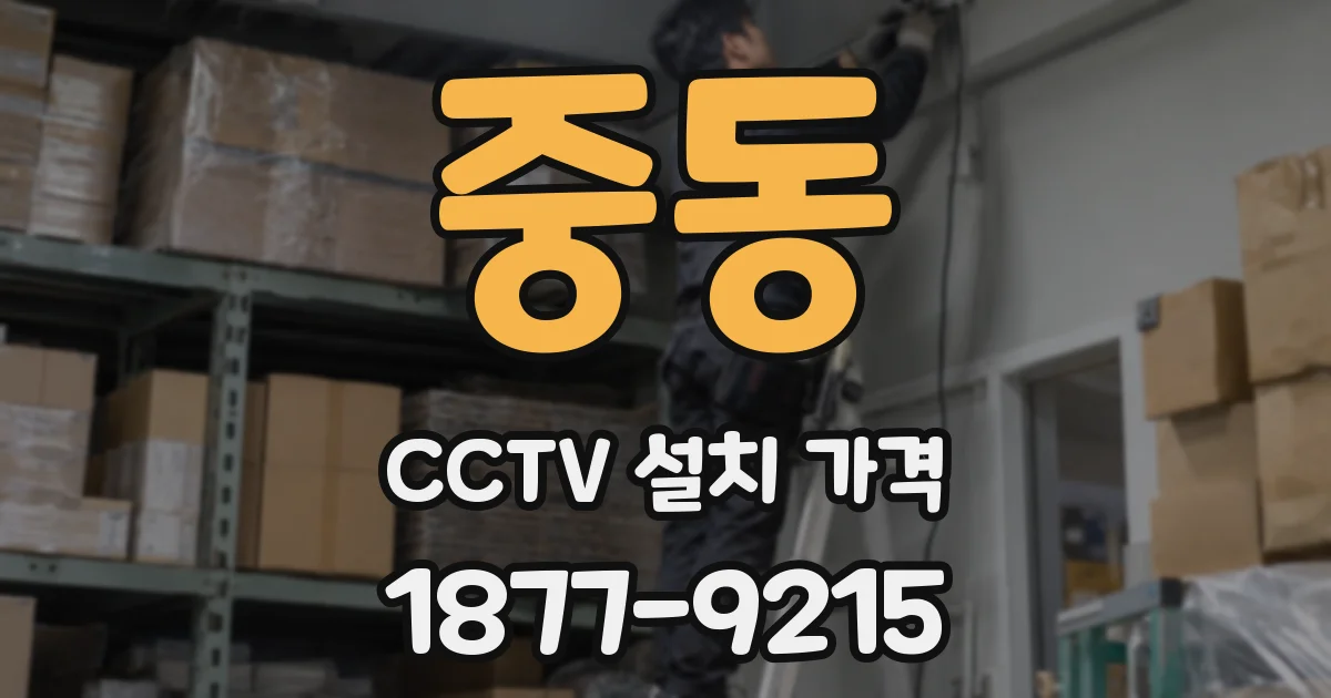 중동 CCTV 설치 가격