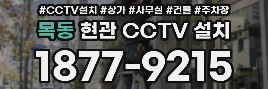 목동 현관 CCTV 설치