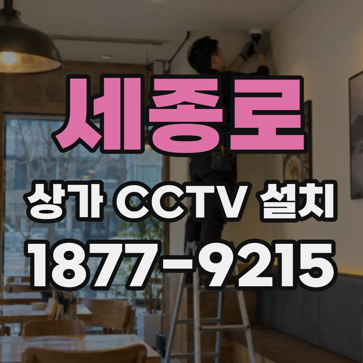 세종로 상가 CCTV 설치